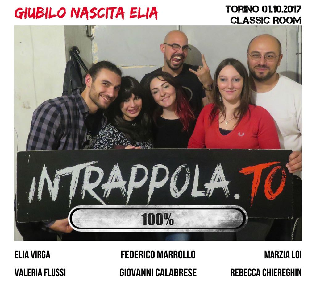 Il gruppo giubilo nascita elia è fuggito dalla nostra escape room Classic Room