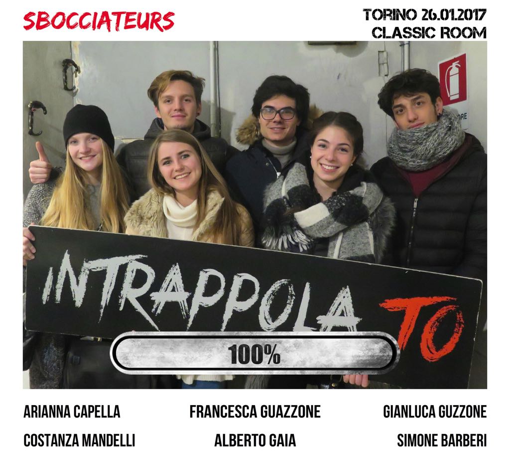 Il gruppo sbocciateurs è fuggito dalla nostra escape room Classic Room