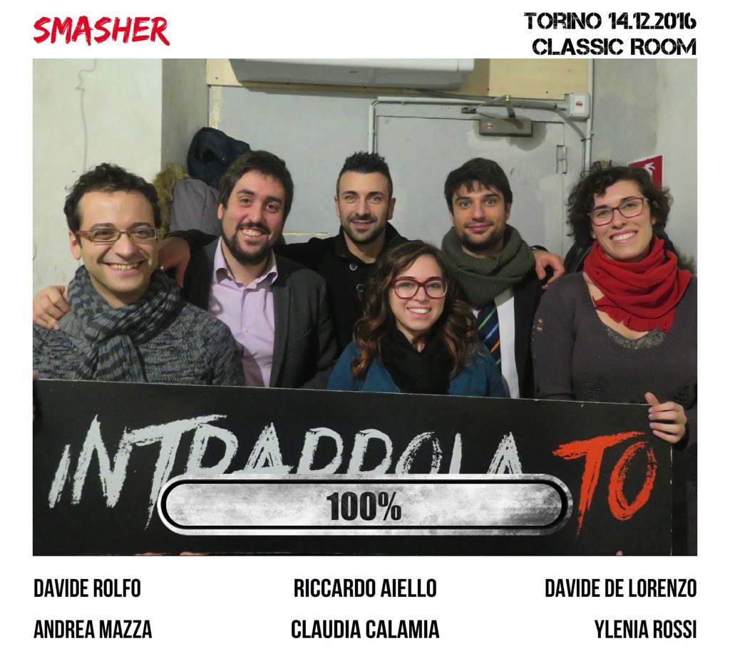 Il gruppo smasher è fuggito dalla nostra escape room Classic Room