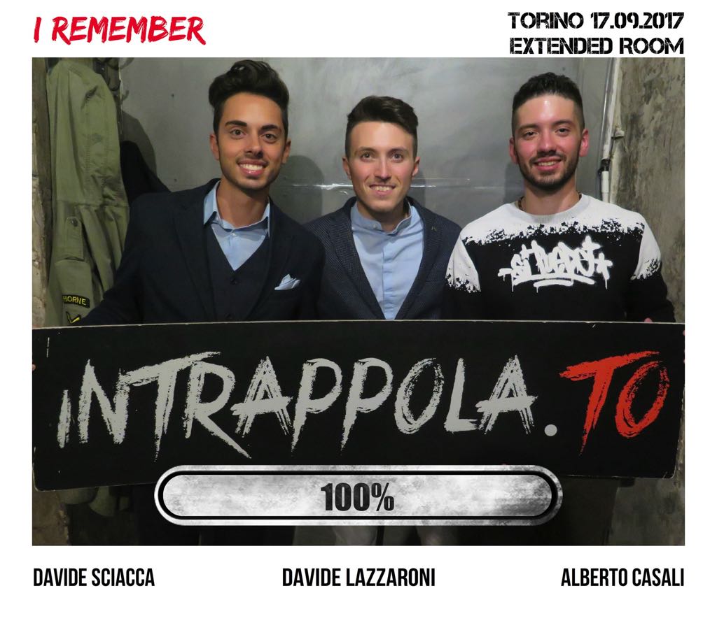 Il gruppo i remember è fuggito dalla nostra escape room Extended Room