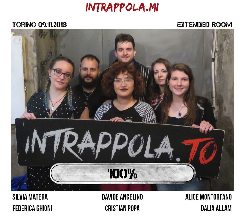 Il gruppo intrappola.mi è fuggito dalla nostra escape room Extended Room