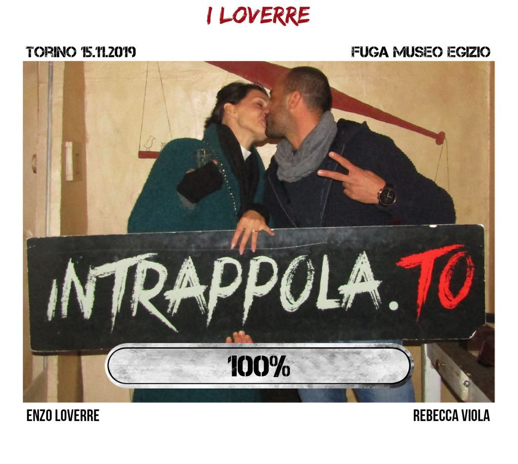 Il gruppo I loverre è fuggito dalla nostra escape room Fuga Museo Egizio