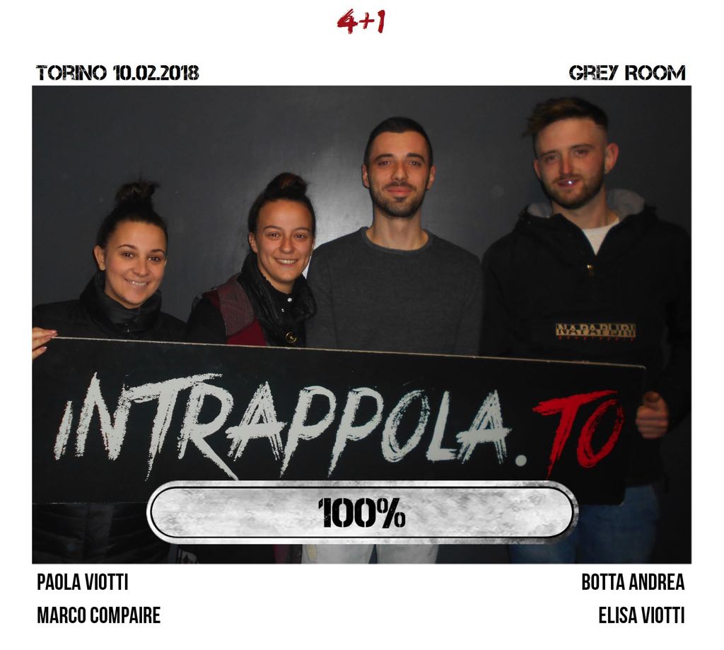 Il gruppo 4 1 è fuggito dalla nostra escape room 
