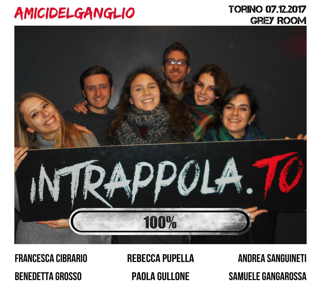 Il gruppo AmiciDelGanglio è fuggito dalla nostra escape room 