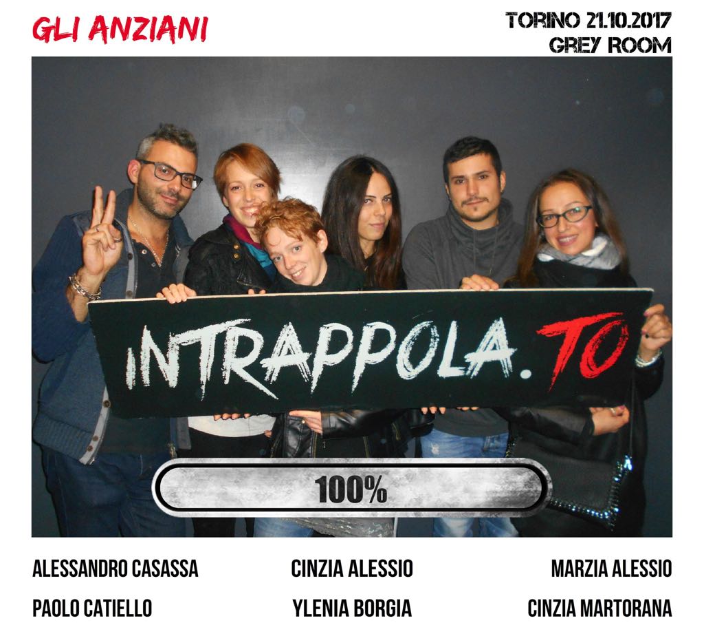 Il gruppo Gli anziani è fuggito dalla nostra escape room 