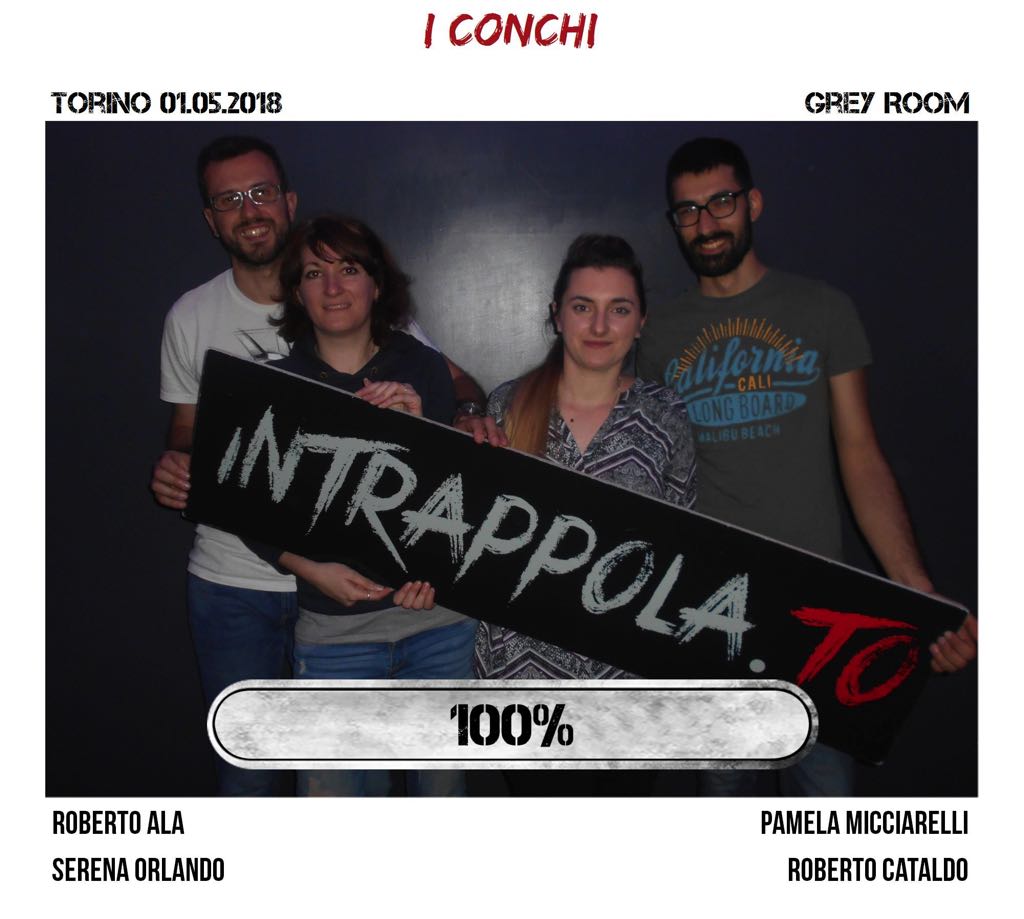 Il gruppo I Conchi è fuggito dalla nostra escape room 