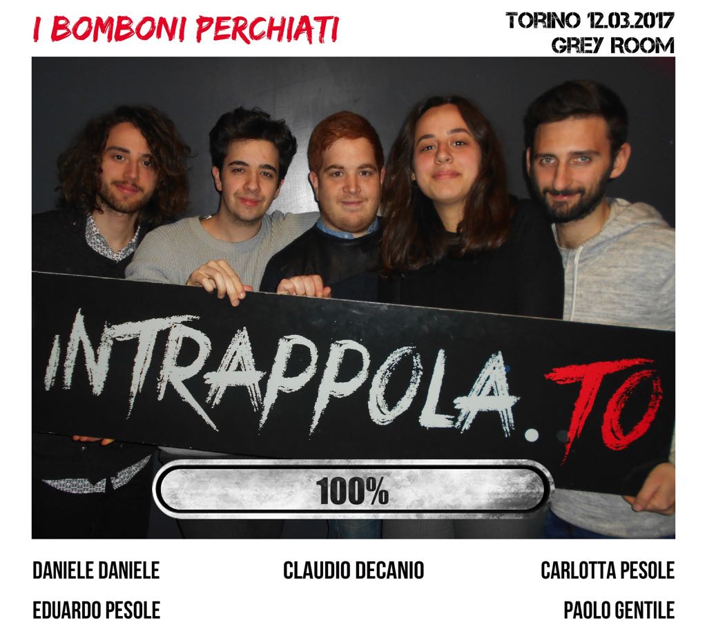 Il gruppo I bomboni perchiati è fuggito dalla nostra escape room 