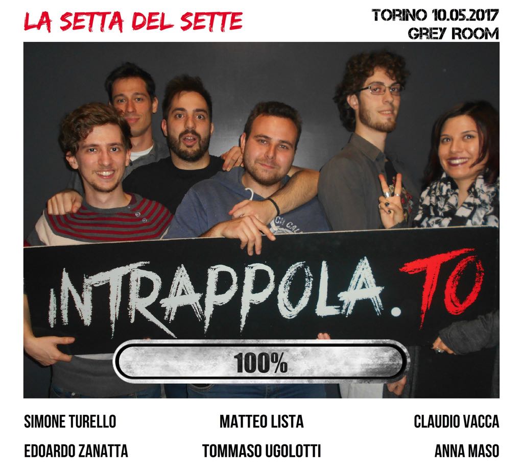 Il gruppo La setta del sette è fuggito dalla nostra escape room 