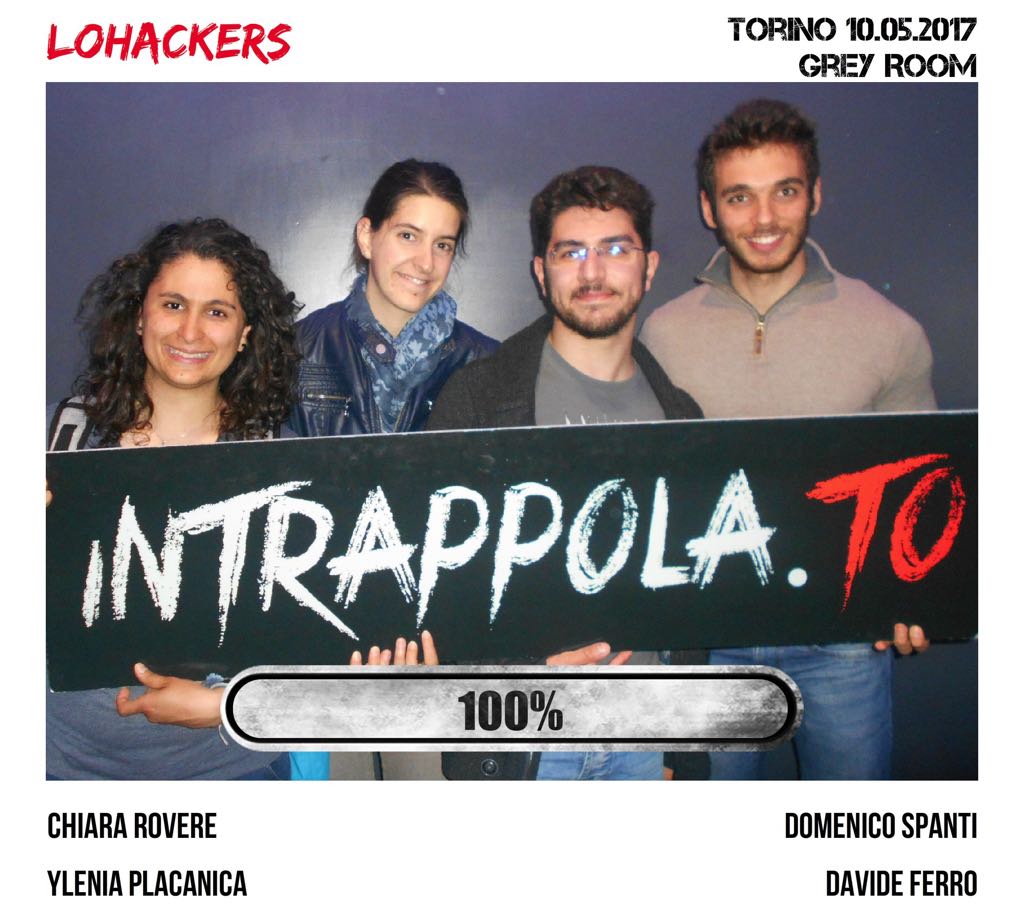 Il gruppo LoHackers è fuggito dalla nostra escape room 