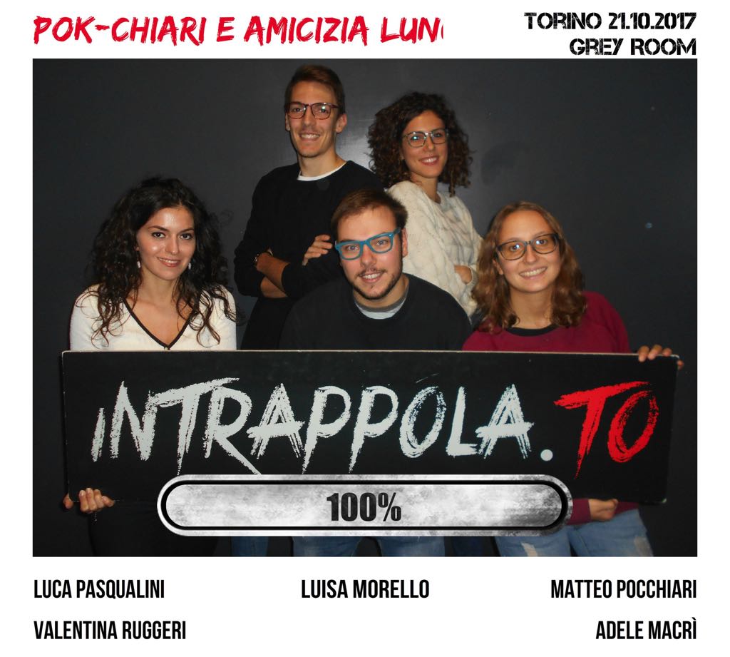 Il gruppo Pok-chiari e amicizia lunga è fuggito dalla nostra escape room 