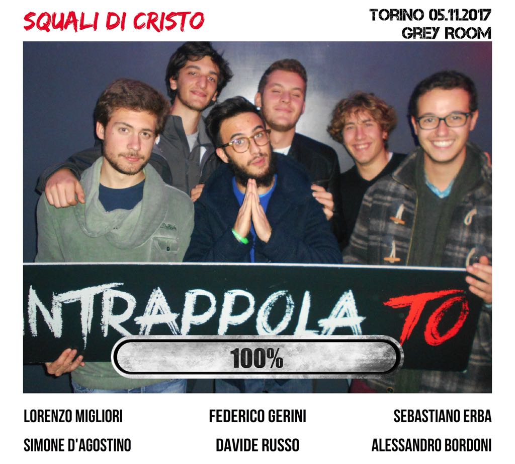 Il gruppo Squali di Cristo è fuggito dalla nostra escape room 