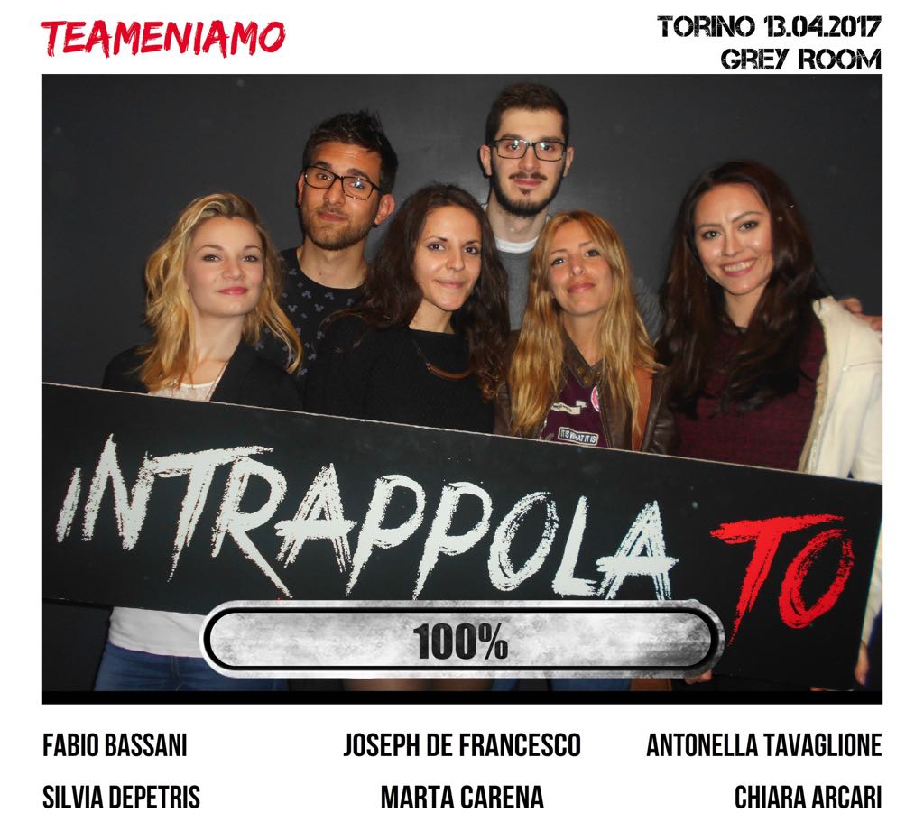 Il gruppo TEAMeniamo è fuggito dalla nostra escape room 