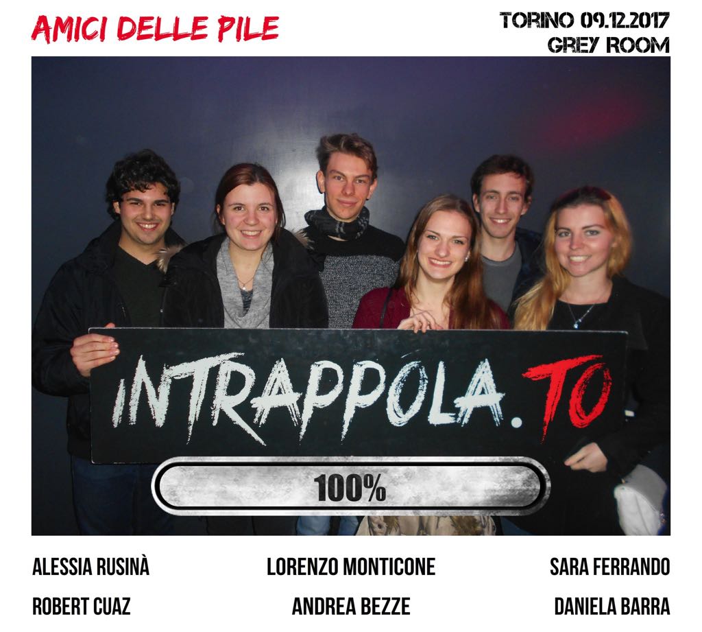 Il gruppo amici delle pile è fuggito dalla nostra escape room 