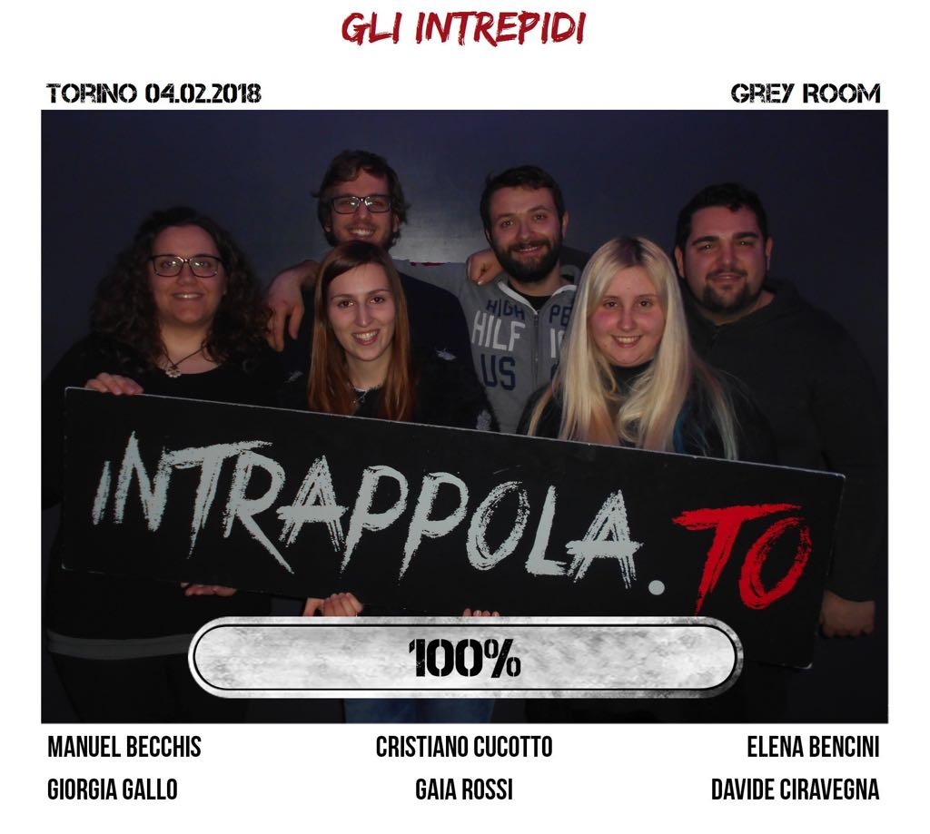 Il gruppo gli intrepidi è fuggito dalla nostra escape room 