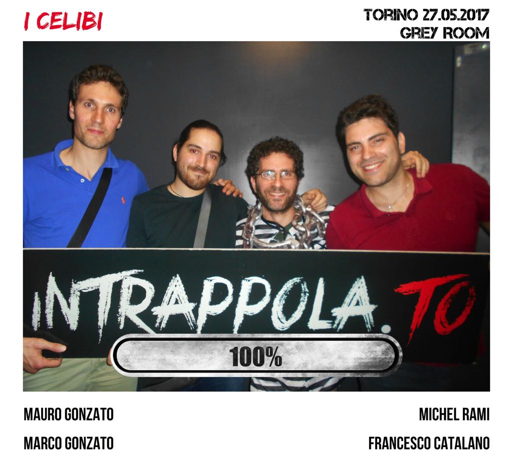 Il gruppo i celibi è fuggito dalla nostra escape room 
