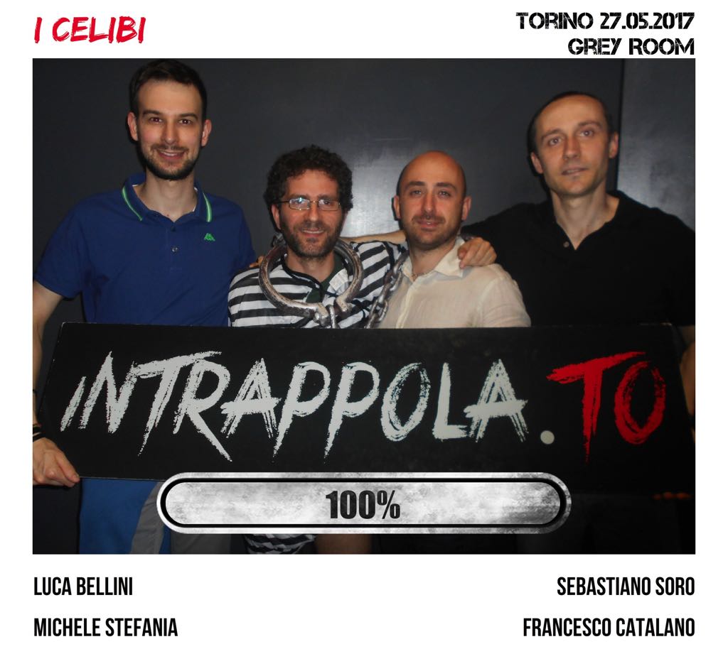 Il gruppo i celibi è fuggito dalla nostra escape room 