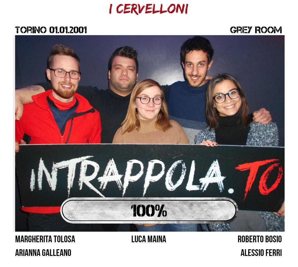 Il gruppo i cervelloni è fuggito dalla nostra escape room 