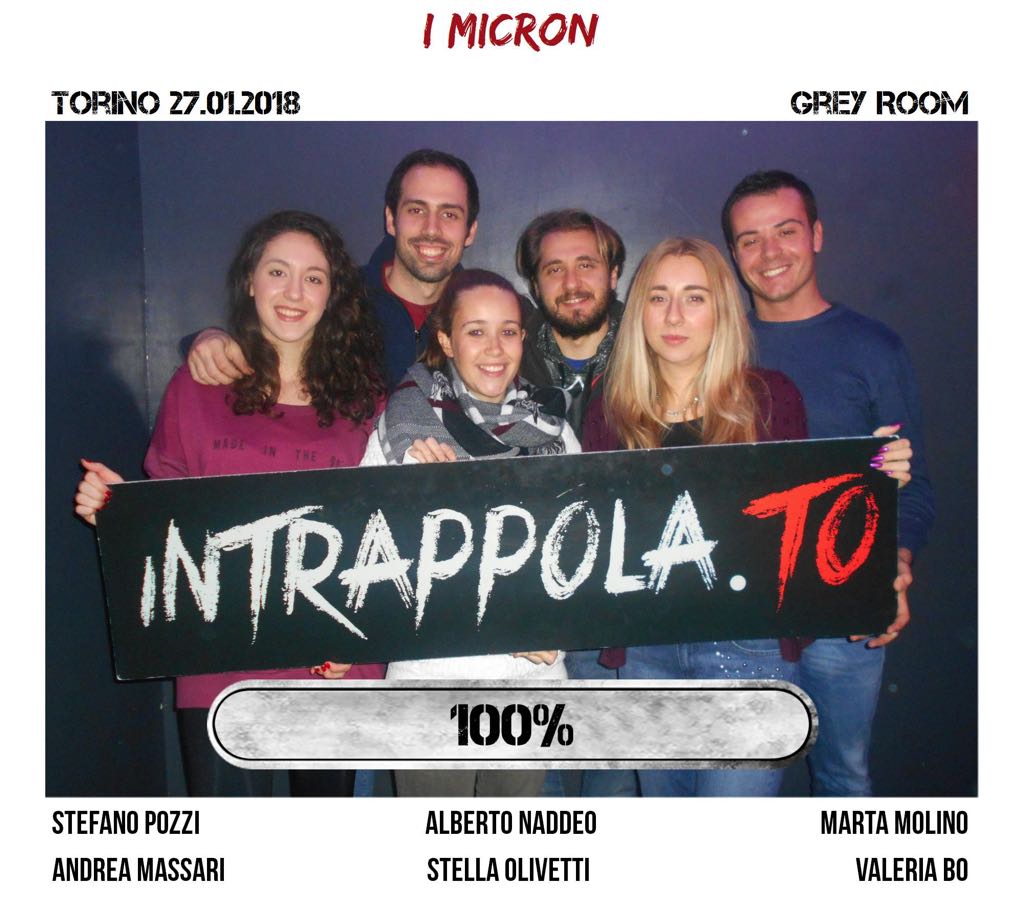 Il gruppo i micron è fuggito dalla nostra escape room 