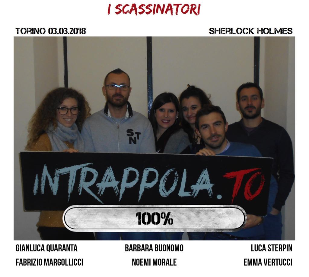 Il gruppo i scassinatori è fuggito dalla nostra escape room Sherlock Holmes