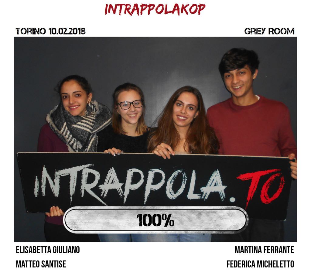 Il gruppo intrappolakop è fuggito dalla nostra escape room 