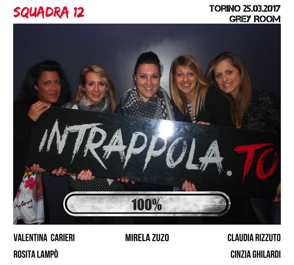 Il gruppo squadra 12 è fuggito dalla nostra escape room 