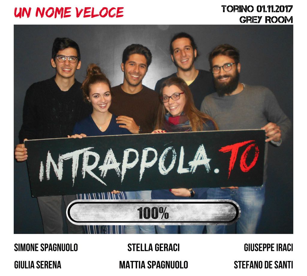 Il gruppo un nome veloce è fuggito dalla nostra escape room 