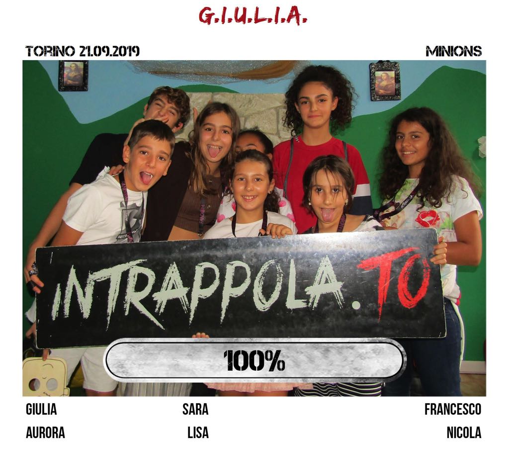 Il gruppo G.I.U.L.I.A. è fuggito dalla nostra escape room 