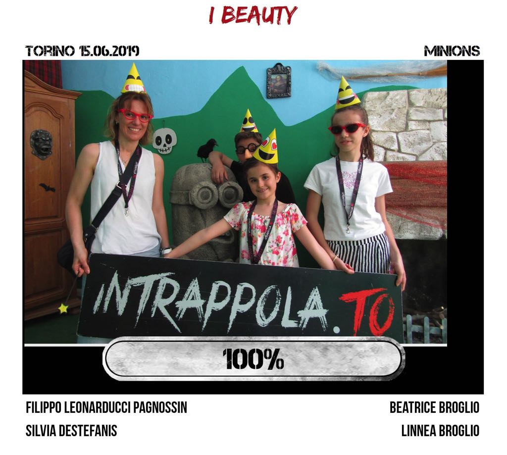 Il gruppo I Beauty è fuggito dalla nostra escape room 