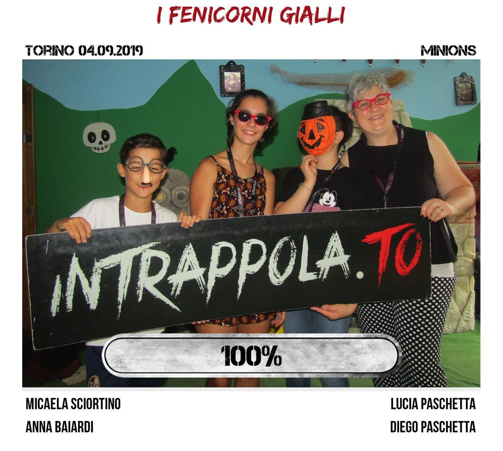 Il gruppo I Fenicorni Gialli è fuggito dalla nostra escape room 