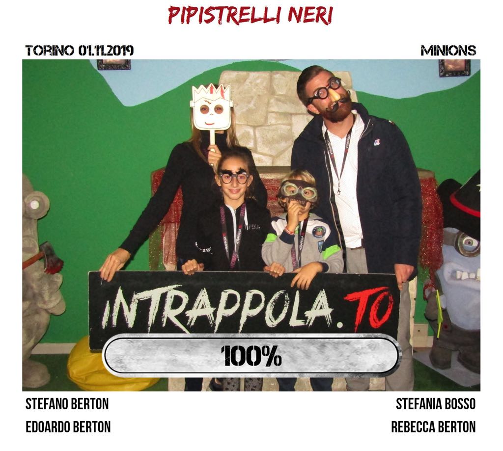 Il gruppo PIPISTRELLI NERI è fuggito dalla nostra escape room 