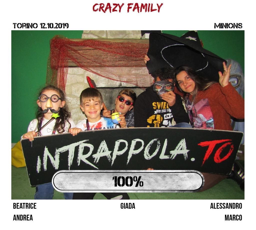 Il gruppo crazy family è fuggito dalla nostra escape room 