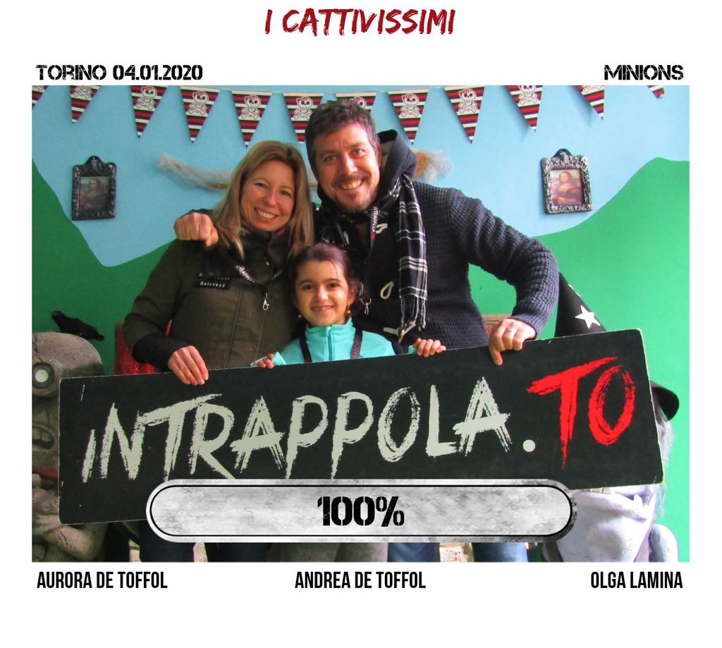 Il gruppo i cattivissimi è fuggito dalla nostra escape room 