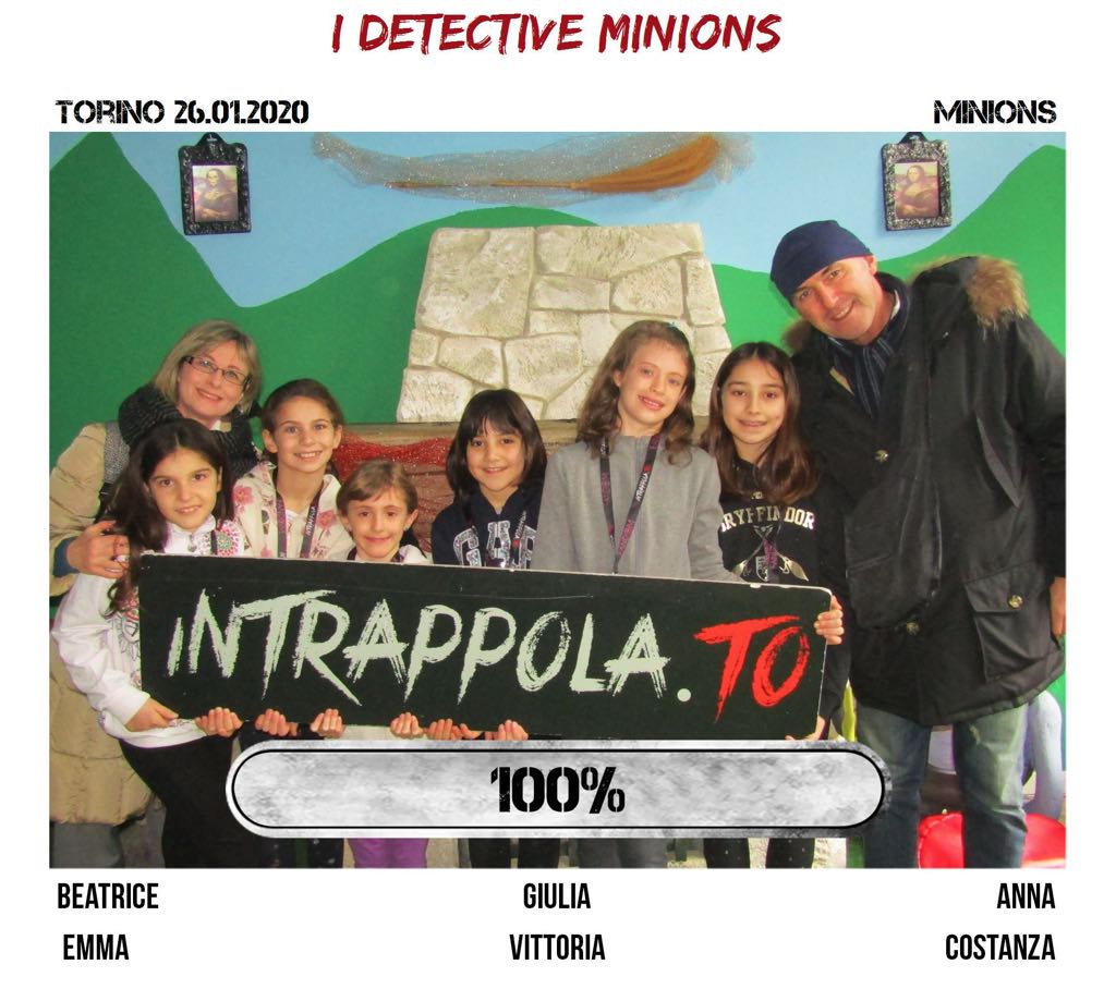 Il gruppo i detective minions è fuggito dalla nostra escape room 