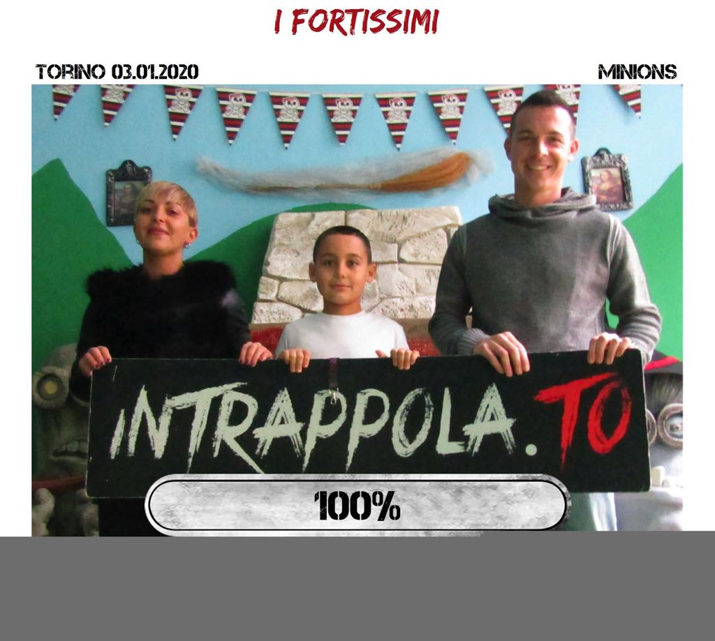 Il gruppo i fortissimi è fuggito dalla nostra escape room 