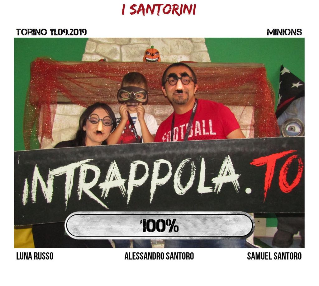 Il gruppo i santorini è fuggito dalla nostra escape room 