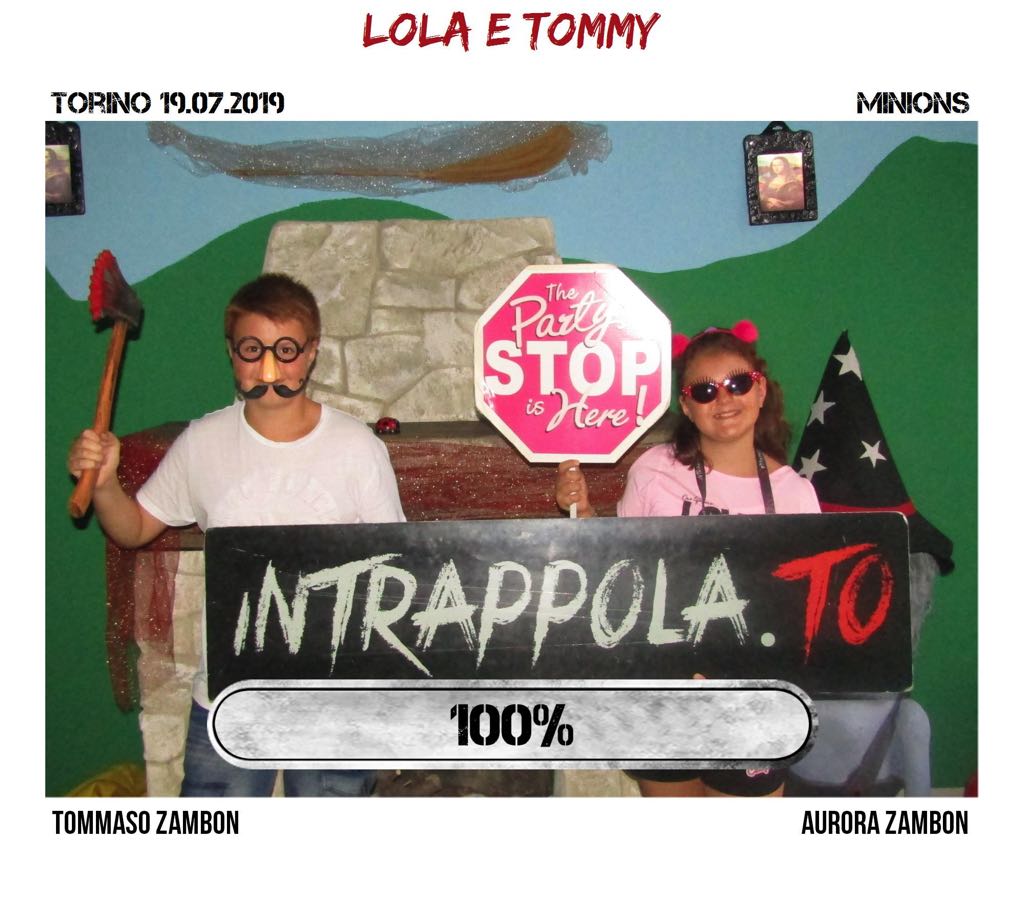 Il gruppo lola e tommy è fuggito dalla nostra escape room 