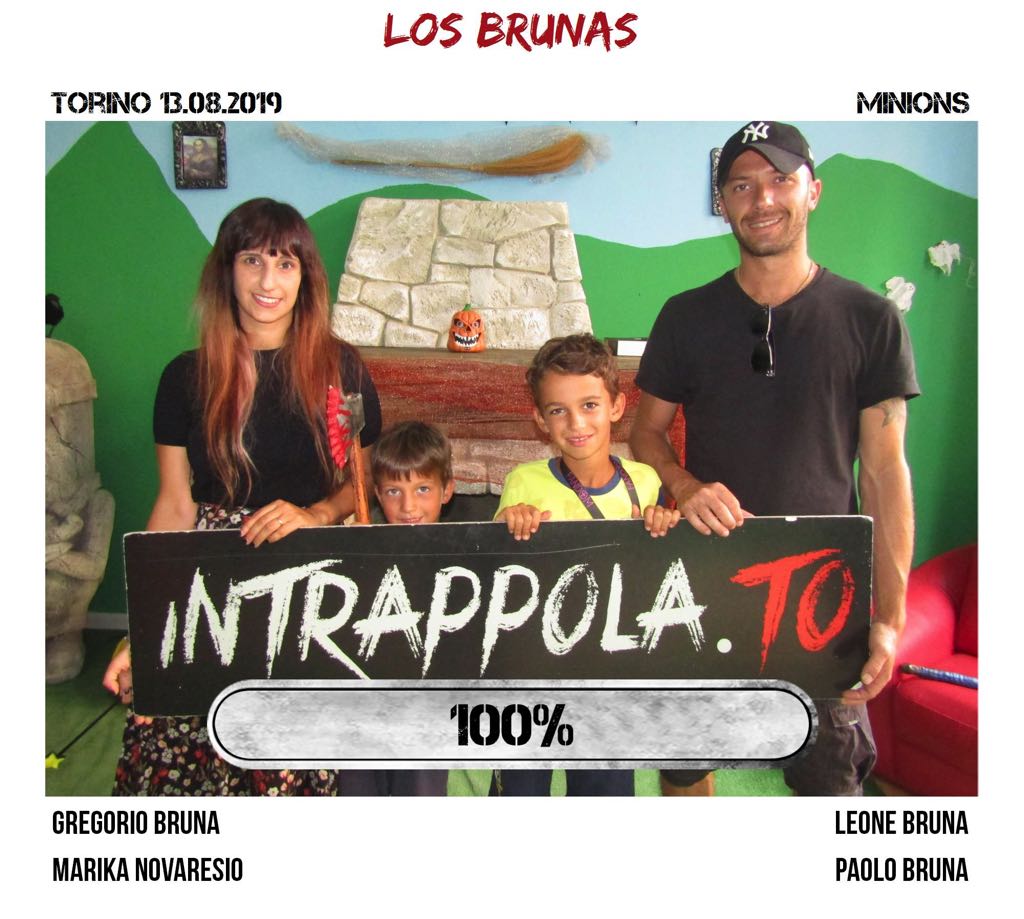 Il gruppo los brunas è fuggito dalla nostra escape room 