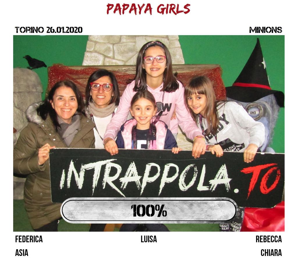 Il gruppo papaya girls è fuggito dalla nostra escape room 