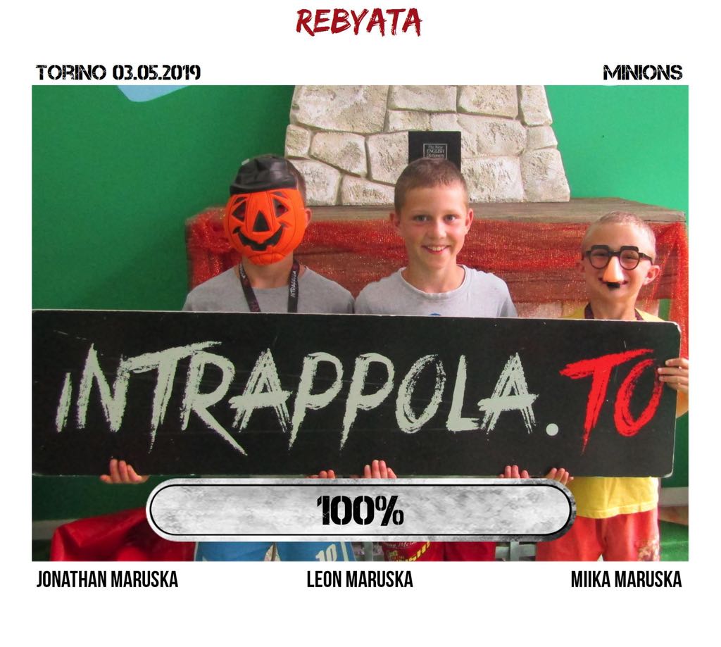Il gruppo rebyata è fuggito dalla nostra escape room 