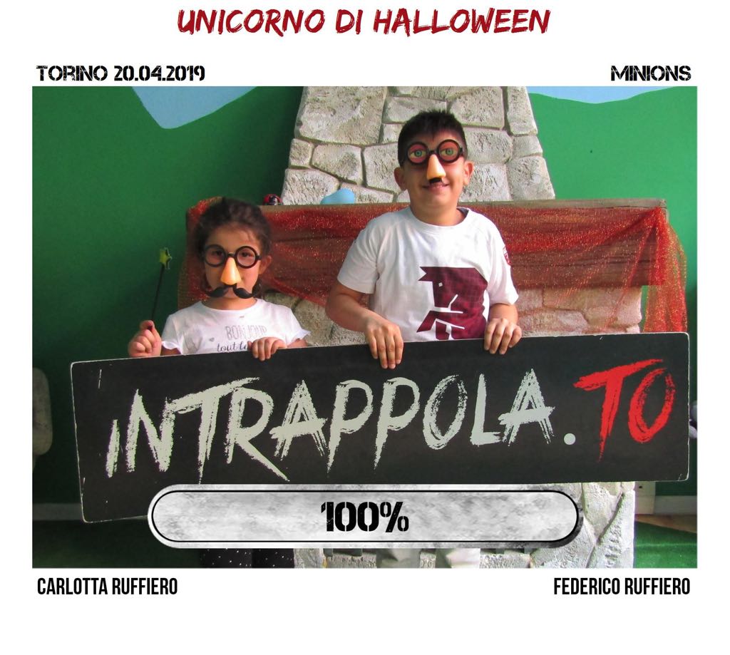 Il gruppo unicorno di halloween è fuggito dalla nostra escape room 