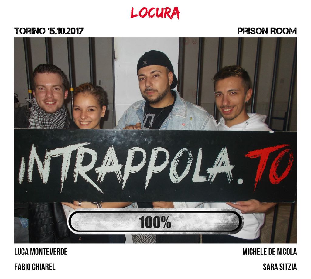 Il gruppo locura è fuggito dalla nostra escape room Prison Room