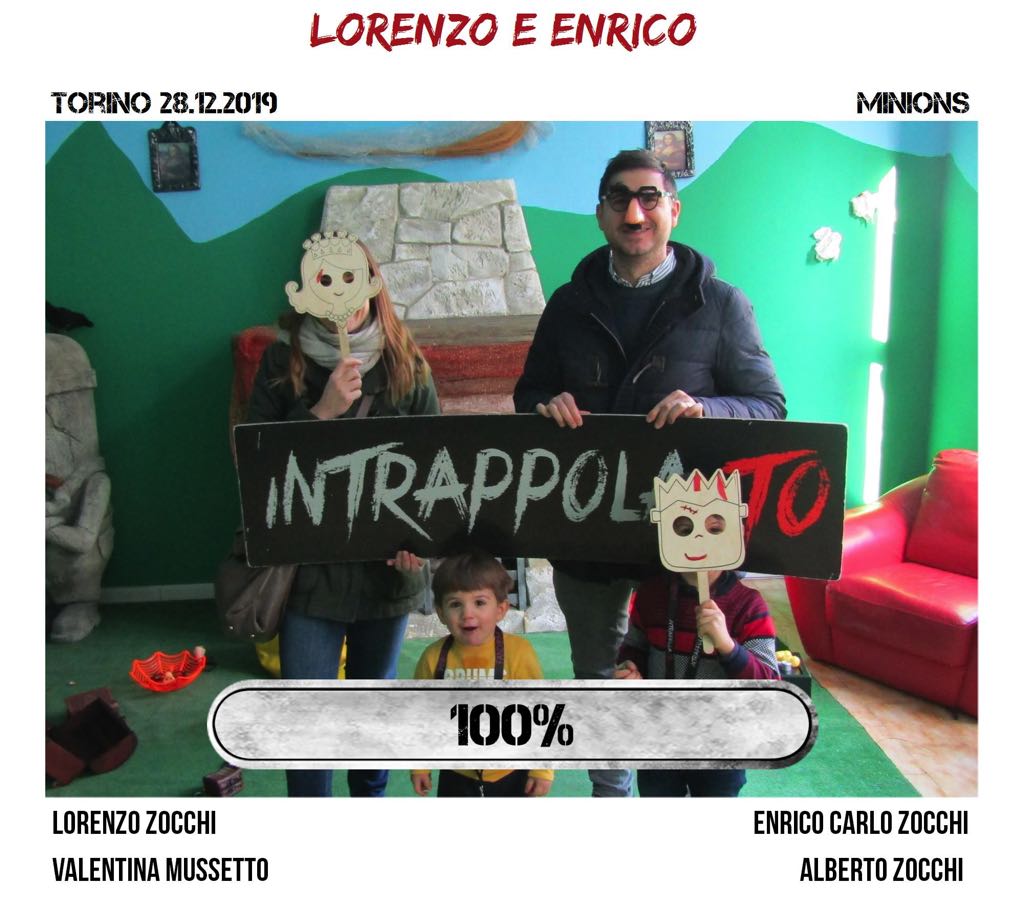 Il gruppo lorenzo e enrico  è fuggito dalla nostra escape room 