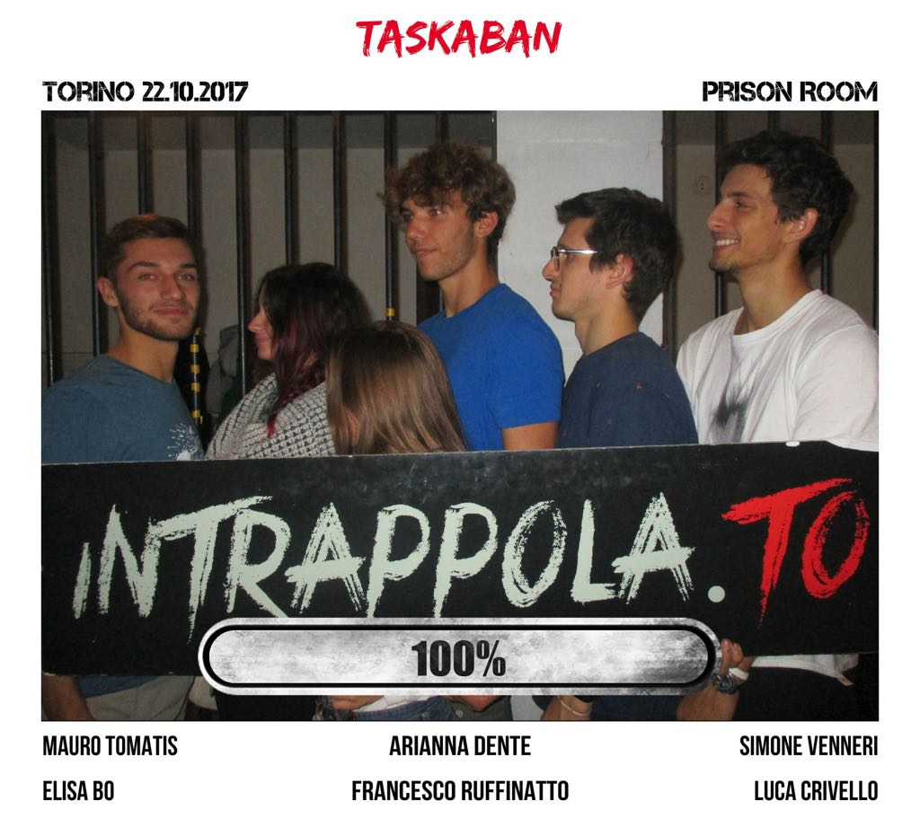 Il gruppo taskaban è fuggito dalla nostra escape room Prison Room