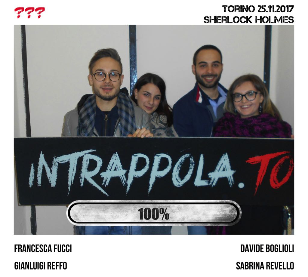 Il gruppo ??? è fuggito dalla nostra escape room Sherlock Holmes