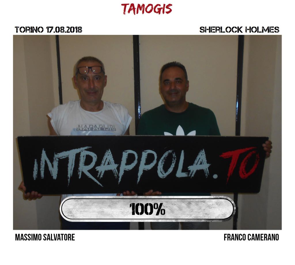 Il gruppo tamogis è fuggito dalla nostra escape room Sherlock Holmes