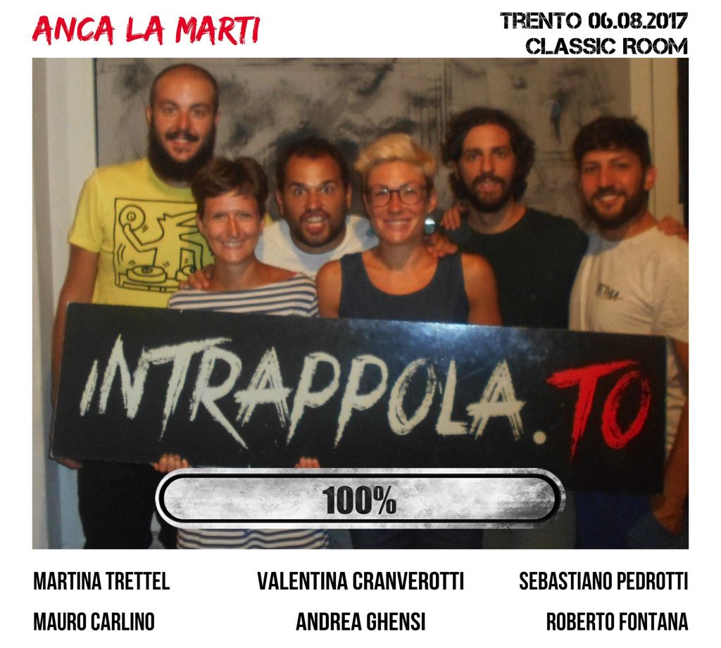 Il gruppo anca la marti è fuggito dalla nostra escape room Classic Room