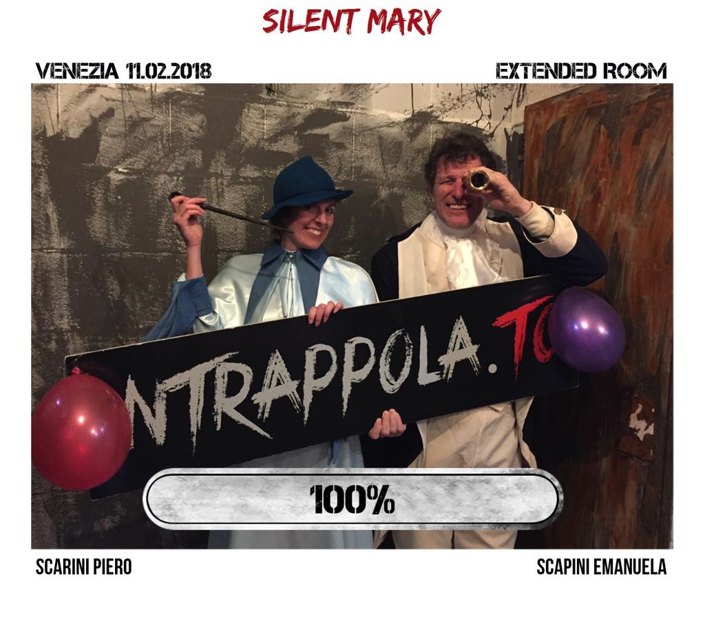 Il gruppo silent mary è fuggito dalla nostra escape room Extended Room
