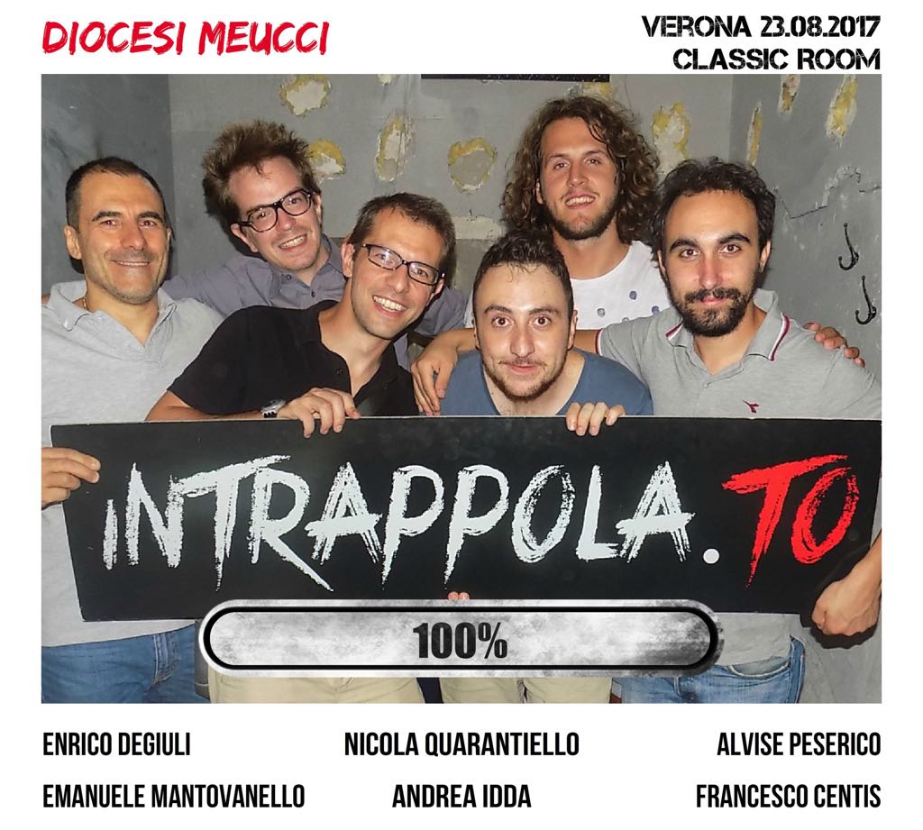Il gruppo Diocesi Meucci è fuggito dalla nostra escape room Classic Room
