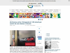 Noi Caserta - Ad Aversa arriva Intrappola.to: 60 minuti per uscire da una stanza e vincere