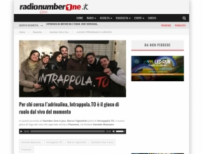 Radio Number One - Intrappola.to, il gioco per chi ama l'adrenalina approda anche a Piacenza!
